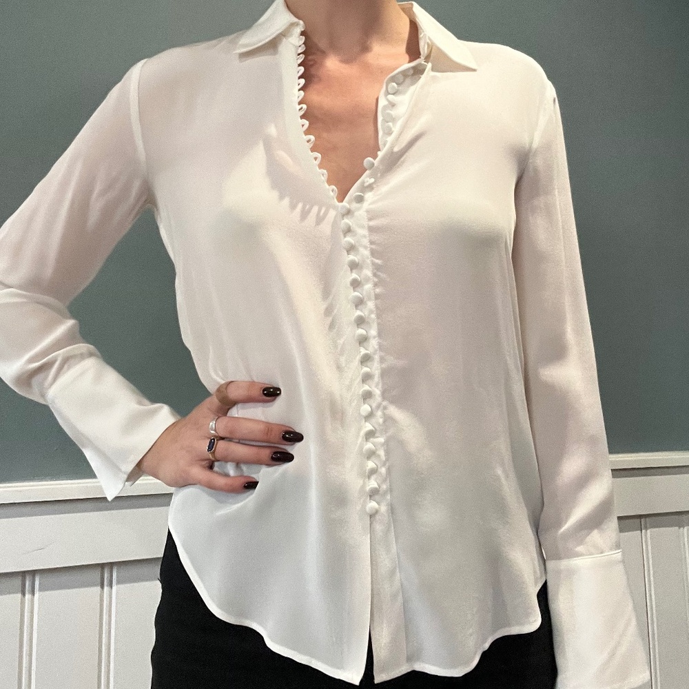 Silk Club Monaco button-down - XS/S